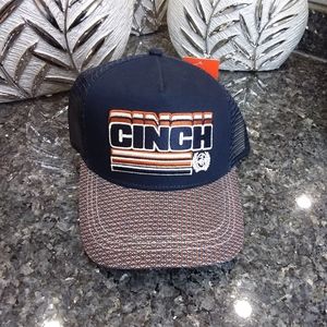 Cinch Snap Back Trucker Hat or Cap New With Tags